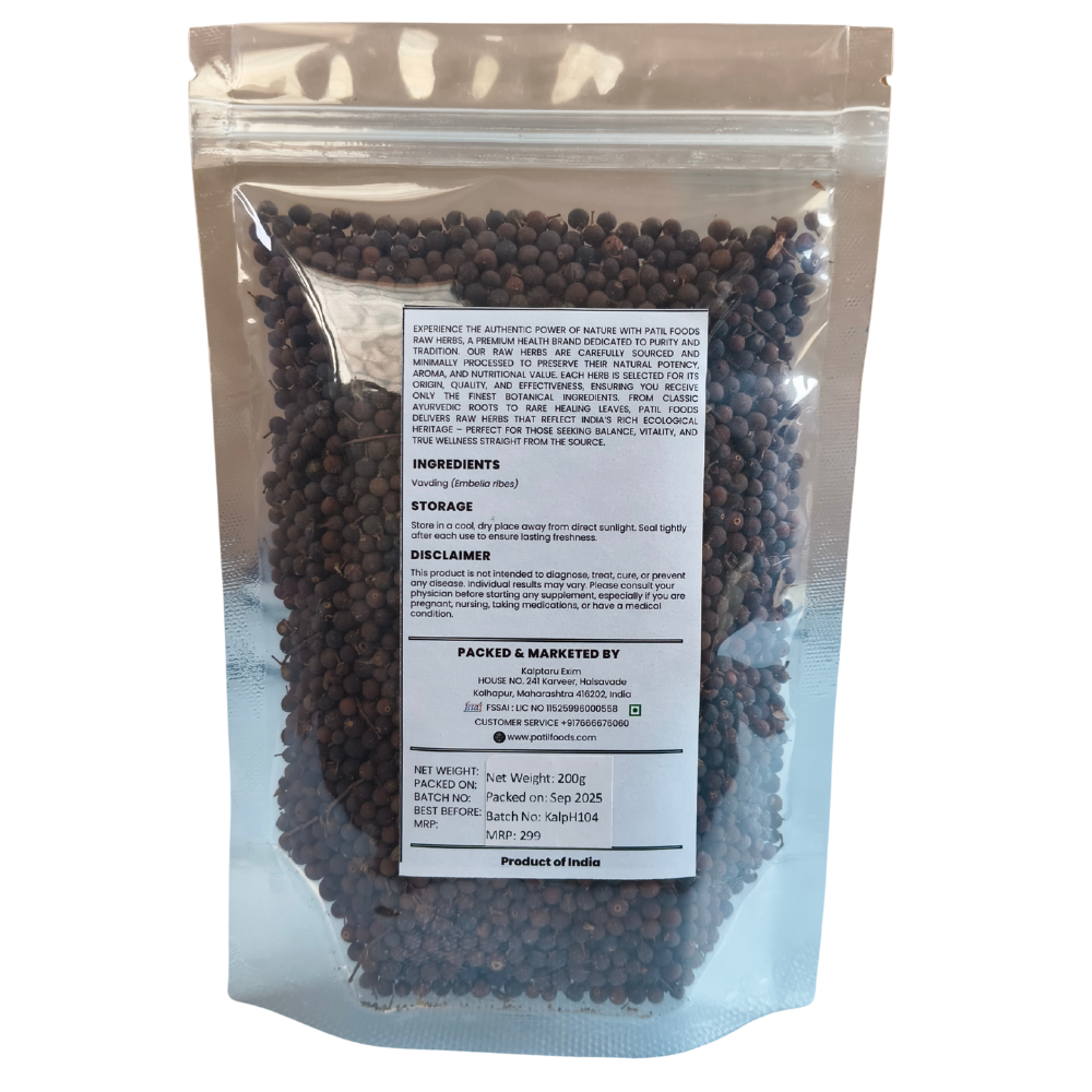 Vaivadang Black | Embelia Ribes | Pure Ayurvedic Herb - Image 2