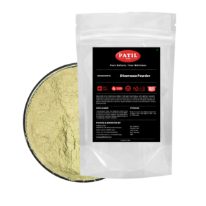 Patil Foods Dhamasa Herbal Powder in transparent pouch