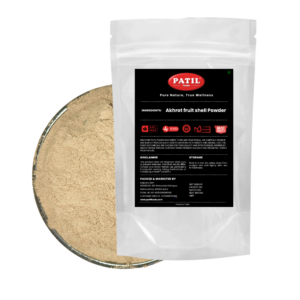 Patil Foods Walnut Shell Powder Akhrot Chilka natural exfoliant FSSAI certified Himalayan Foothills India standup pouch