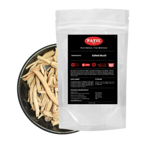 Safed Musali Whole | White Musli - Vitality Support | Patil Foods