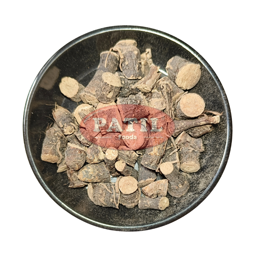 Pure Kali Musali Black Musli Root Texture - High Quality Ayurvedic Herb by Patil Foods