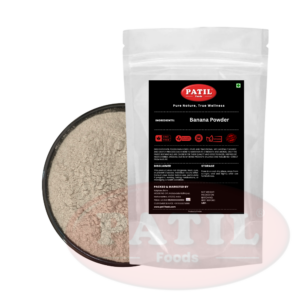 Raw banana powder from Patil Foods – FSSAI certified, pure green banana superfood from Kolhapur, Maharashtra
